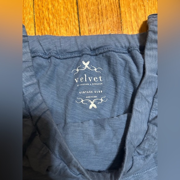 Velvet by Graham & Spencer Off the Shoulder Slub Cotton  Dress Sz Small - Picture 4 of 8